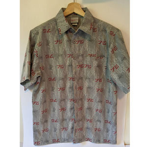Vintage Y2K Avirex USA Button Front Short Sleeve